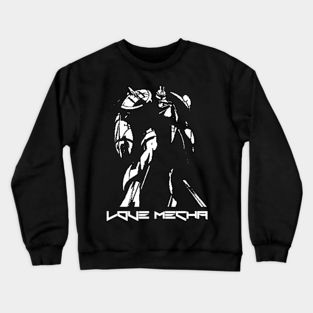 Love Mecha - pixel 8bit Crewneck Sweatshirt by RAdesigns